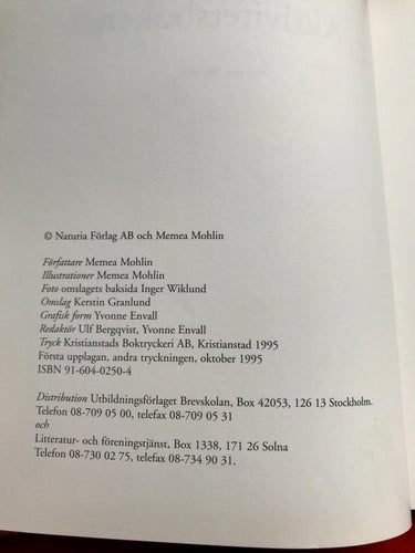 AKTIVITETSBOKEN Memea Mohlin 1995