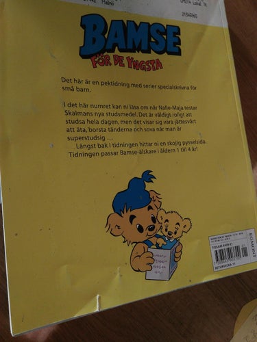 Bamse för de yngsta på studs med Nalle-Maja