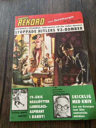 Tidningen Rekord med Sportrevyn nr 7 1964