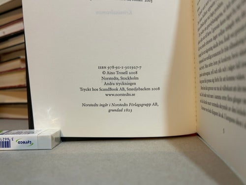 Järngreppet av Aino Trosell. Bok. Very Fine plus