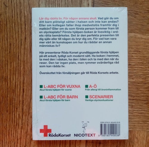 Första Hjälpen (Röda Korset - Nicotext) Bok - Pocket [INPLASTAD]
