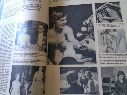 Husmodern nr15 1964 Alice Babs om Signe Hasso, kungligt Prinsessan Margaretha