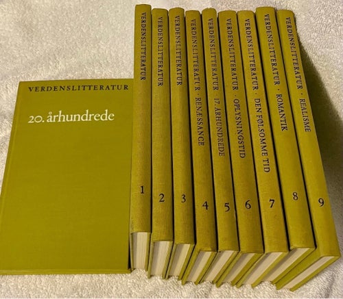 Verdenslitteratur - Komplet Serie - Gyldendal - 1968