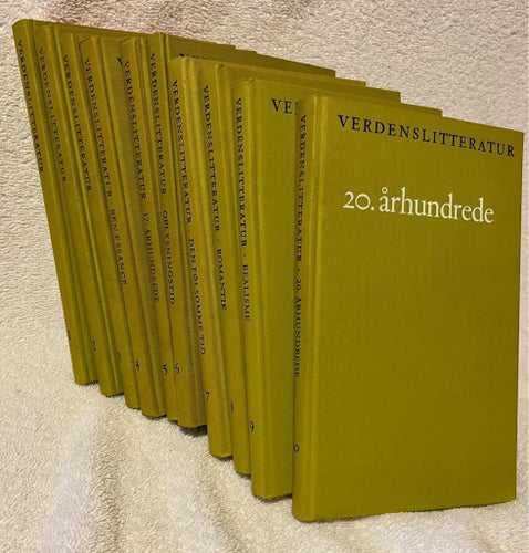 Verdenslitteratur - Komplet Serie - Gyldendal - 1968