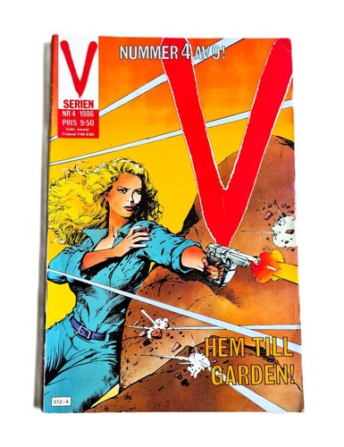 V-SERIEN 1986 nr 4 FN Samlarex SCI-FI SEMIC KULT Samlarbild ACTION ALIEN UFO