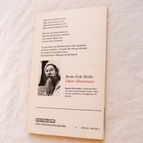 Dikter tillsammans av Benkt-Erik Hedin, 1988