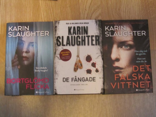 Karin Slaughter - 3 böcker .