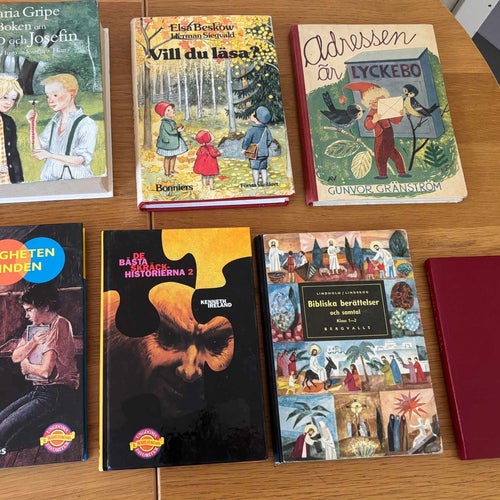 7 äldre barn- & ungdomsböcker – Maria Gripe, Elsa Beskow, Monica Hughes m.fl.
