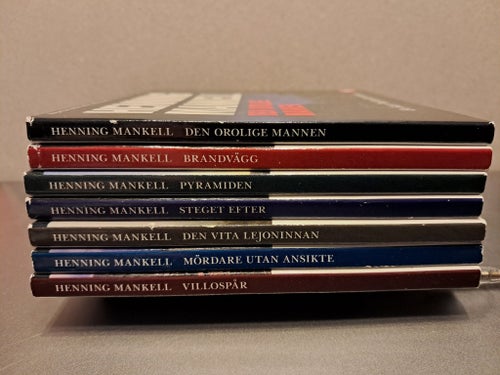 Henning Mankell - 7 Ljudböcker. Mp 3.