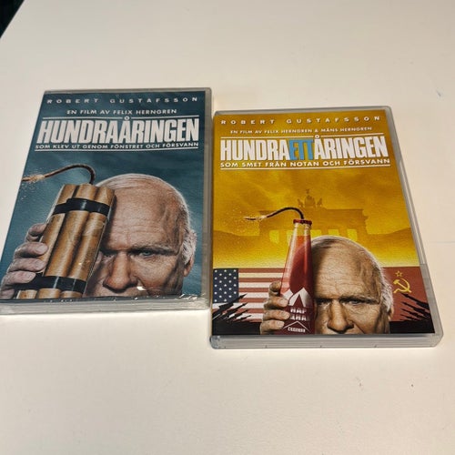 Dvd-paket: Hundraåringen x 2
