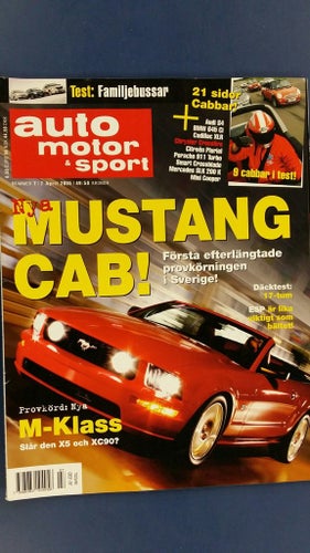 Auto motor & sport nr 7 2005: Peugeot 807, Renault Grand Espace, Audi S4 Cab