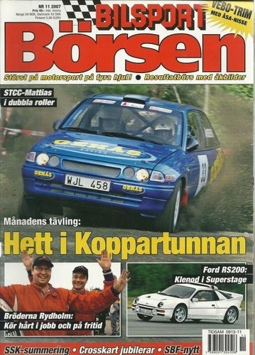 Bilsport börsen Nr 11 2007