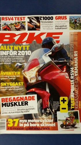Bike nr 10 2009: Kawasaki ZX-10R, Yamaha R1, Ducati Streeetfighter S, Husaberg