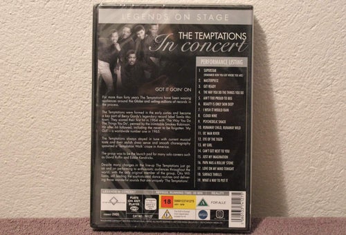THE TEMPTATIONS IN CONCERT NY INPLASTAD