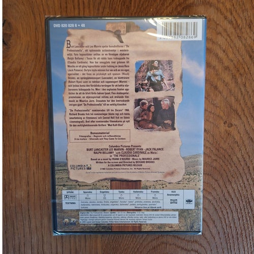 Richard Brooks - De Professionella - DVD - Samlarobjekt - Retro - Oöppnad