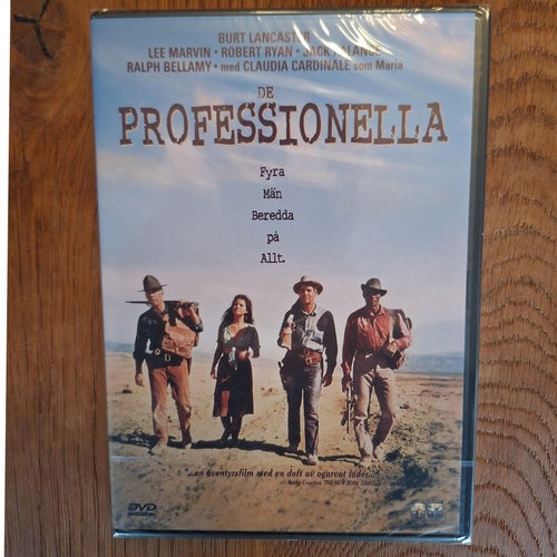 Richard Brooks - De Professionella - DVD - Samlarobjekt - Retro - Oöppnad