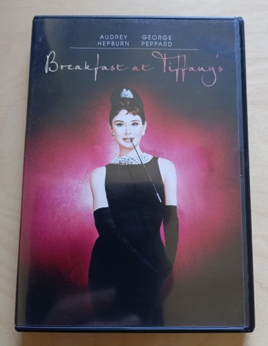 DVD-FILM "BREAKFAST AT TIFFANYS" MED AUDREY HEPBURN FRÅN 1961