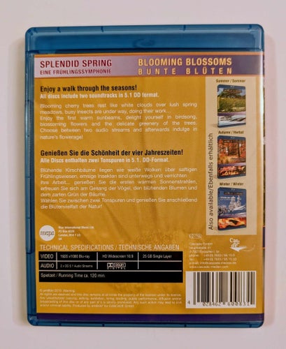 SPLENDID SPRING - 2 timmar blommande vår ! - Spegelblank Bluray - billig frakt 1