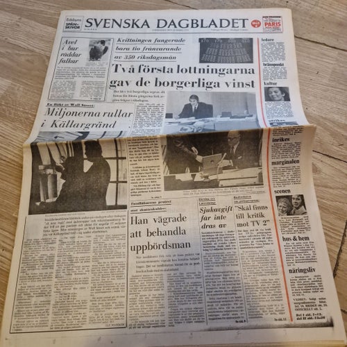 Svenska Dagbladet från 1974