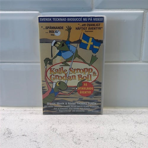 Kalle Stropp & Grodan Boll På Svindlande Äventyr (VHS)