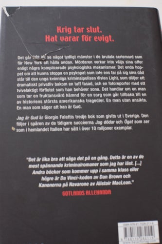 Giorgio Faletti: Jag är Gud Bazar 2010