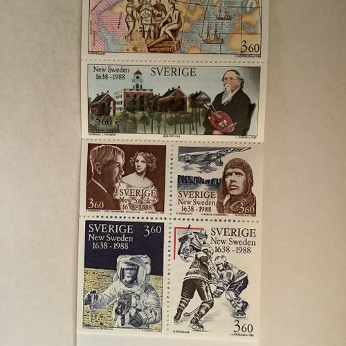 Häfte 384. New Sweden 1638-1988.