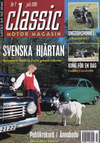 Classic 1996-7 Saab 92.Volvo PV 444..Austin Healey 3000..AJS