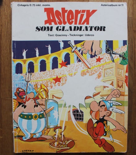 Asterix som gladiator 1973 NR 11 1:a uppl