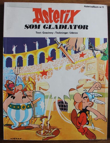 Asterix som gladiator 1973 NR 11 1:a uppl