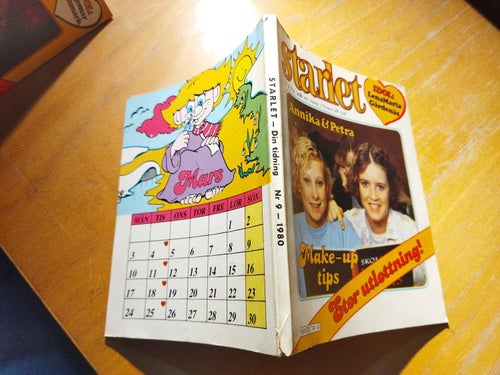 Starlet 1980 nr 9 Omslagsbild Annika & Petra, LenaMaria Gårdenäs, Henry Winkler