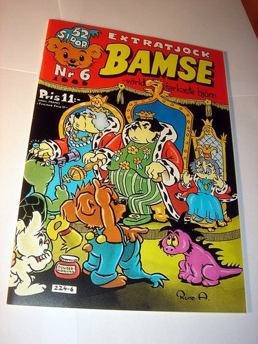 BAMSE 1989 6 (svensk) NY OLÄST EXTRATJOCKT