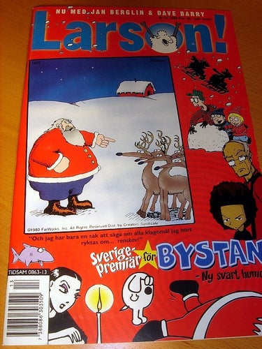 LARSON (svensk) NY OLÄST Nr 13 2000 !! Extra tjockt