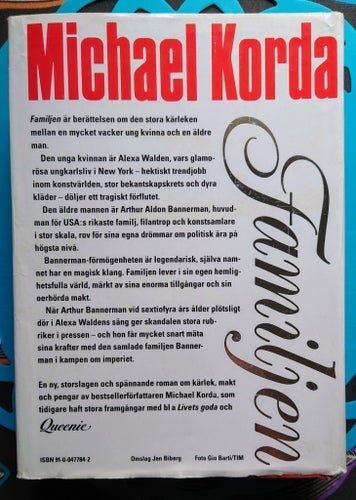 Familjen - Michael Korda Inbunden roman 597 sidor
