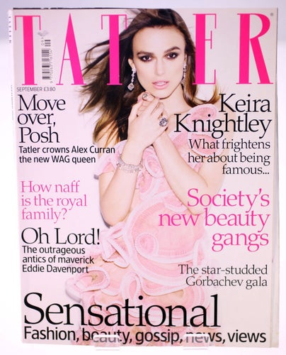 Tatler magazine-Keira Knightley issue-September 2008-UK edition-Weight: 750g