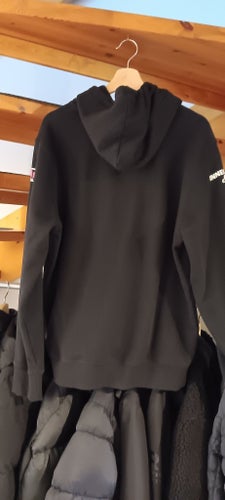 Sista chansen Malmö FBC Floorball svart hoodie, storlek L ny