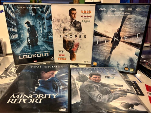 Lockout, Looper, Tenet, Minority Report, Oblivion