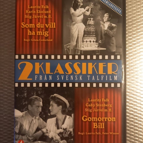 Som du vill ha mig / Gomorron Bill. Stig Järrel, Gaby Stenberg, Lauritz Falk.