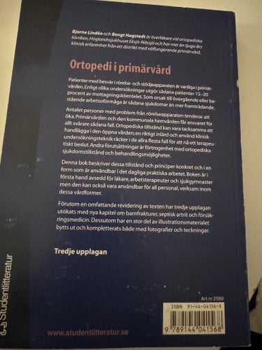 Ortopedi i primärvård, Bjarne Lindén, 2002