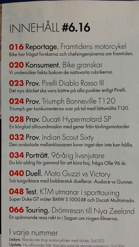 Bike nr 6 2016: Ducati Multistrada 1200 S, BMW S 1000 XR, KTM Super Duke GT