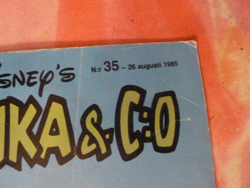 KALLE ANKA & CO, NR 35 - 1985, TIDNING