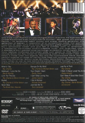 Ray Charles 50 Years in Music 2005 DVD