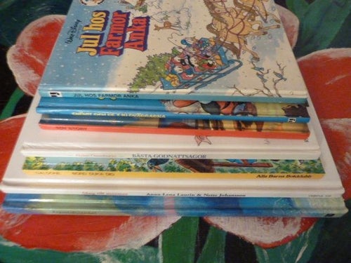 BOK, 7 STYCKEN BARNBÖCKER, FRAMTIDSLANDET, SÅNG TILL MORMOR, MM