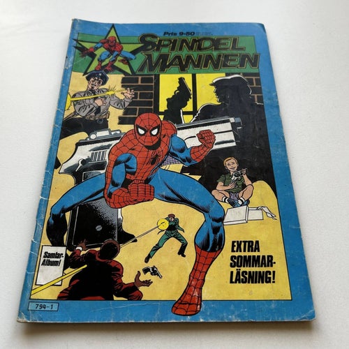 Spindelmannen engångare 1984, bra skick! VG