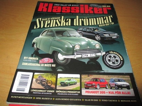 KLASSIKER NR 8 2023. SAAB 92 . VOLVO 850 T-5R ,M.M