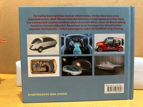Skruvade bilar av Matt Master, bok, Very fine plus
