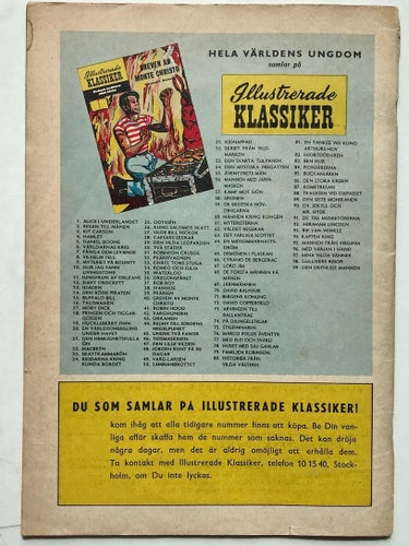 Ill Klassiker - 99. Den osynlige mannen. VG+