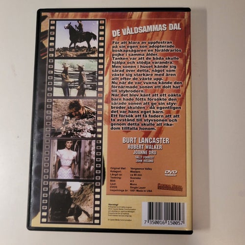 De Våldsammas Dal (DVD) Burt Lancaster (1951)