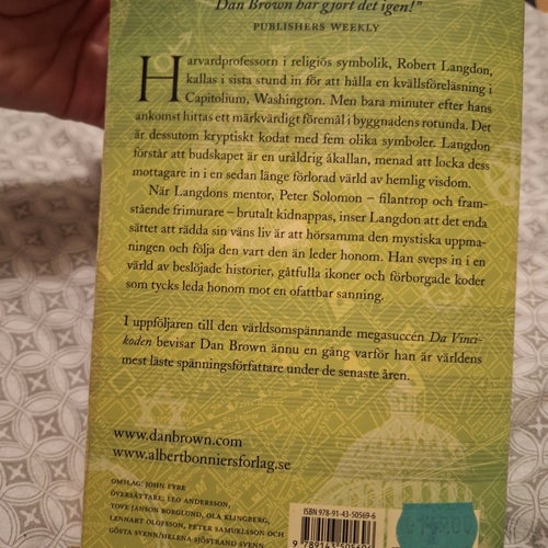 Den förlorade symbolen - Dan Brown (2009)