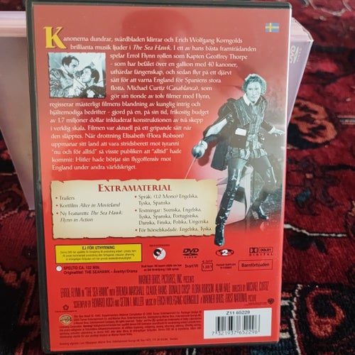 The seahawk errol flynn dvd raritet
