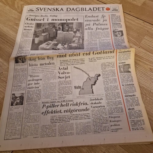 Svenska Dagbladet 22 maj 1974